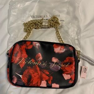 VICTORIA’S  SECRET FLORAL CROSSBODY BAG